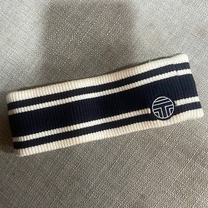 Tory Burch Sport Headband in Navy and White